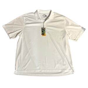 NWT Jack Nicklaus Performance 18 Golf Polo Men’s Size XXL White Golden Bear